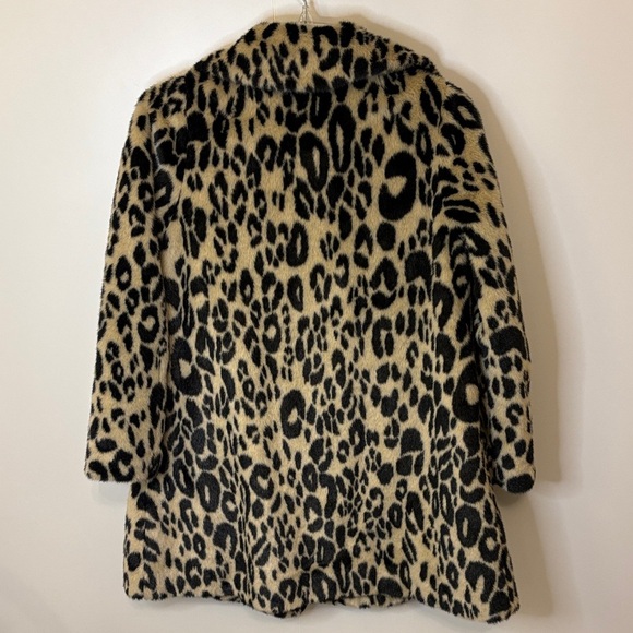 H&M Black and Tan Animal Print Teddy Jacket NWOT - Picture 12 of 12